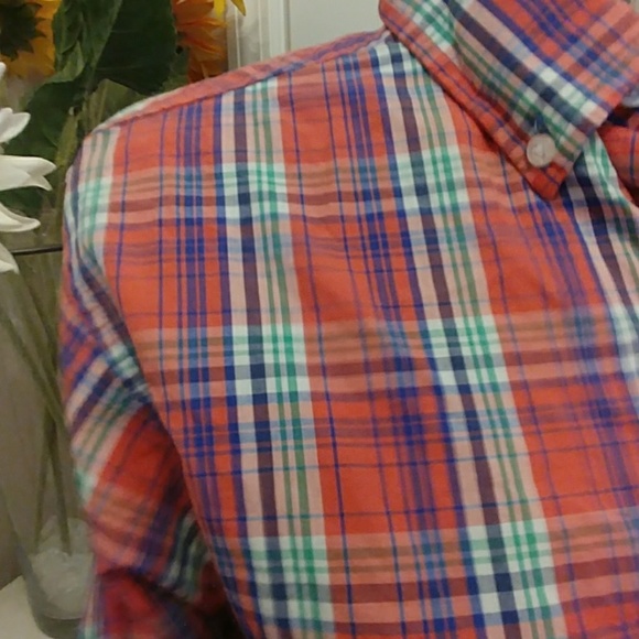 Class Club Plaid Button Down Shirt- Size 20 - Picture 3 of 8
